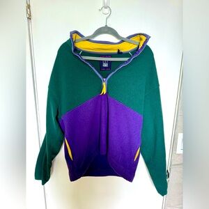 RARE VINTAGE 90s GAP ARTIC LIGHT FLEECE HALF ZIP SWEATER M